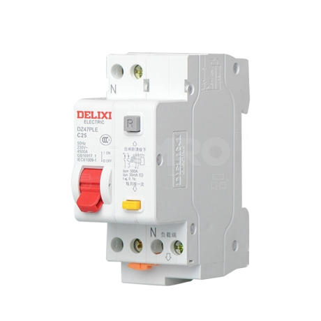 德力西电气 delixi dz47sle 4p c 40a 英文标牌 中英文说明书 德力西