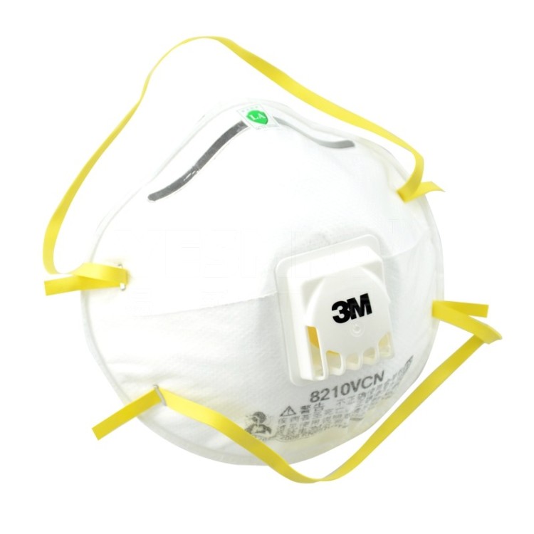 3m8210cn n95等级带呼吸阀舒适透气口罩防雾霾pm25工业防尘口罩