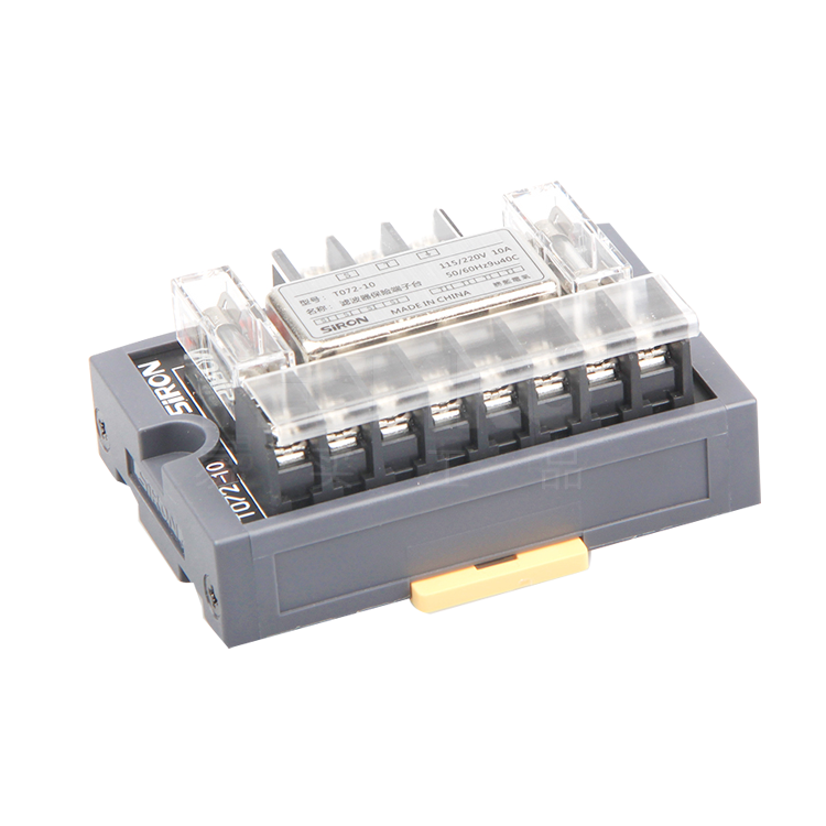 胜蓝siron滤波保险端子台保险丝分线端子台